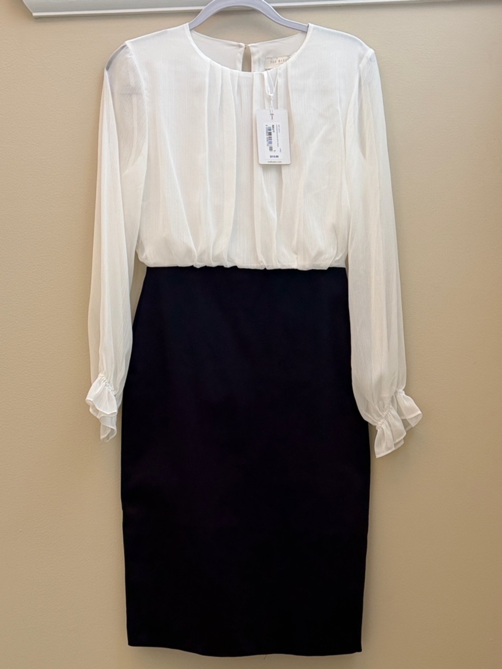 Ted Baker exaggerated sleeve dress